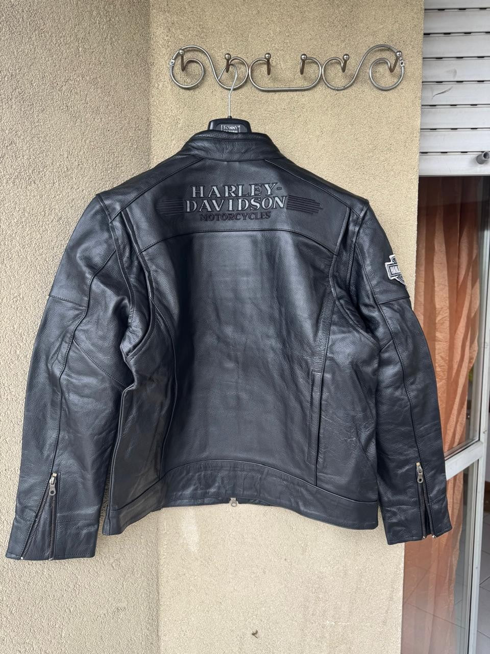 Harley Davidson Leather Motor Cylce Jacket, High Quality Cowhide leather jacket