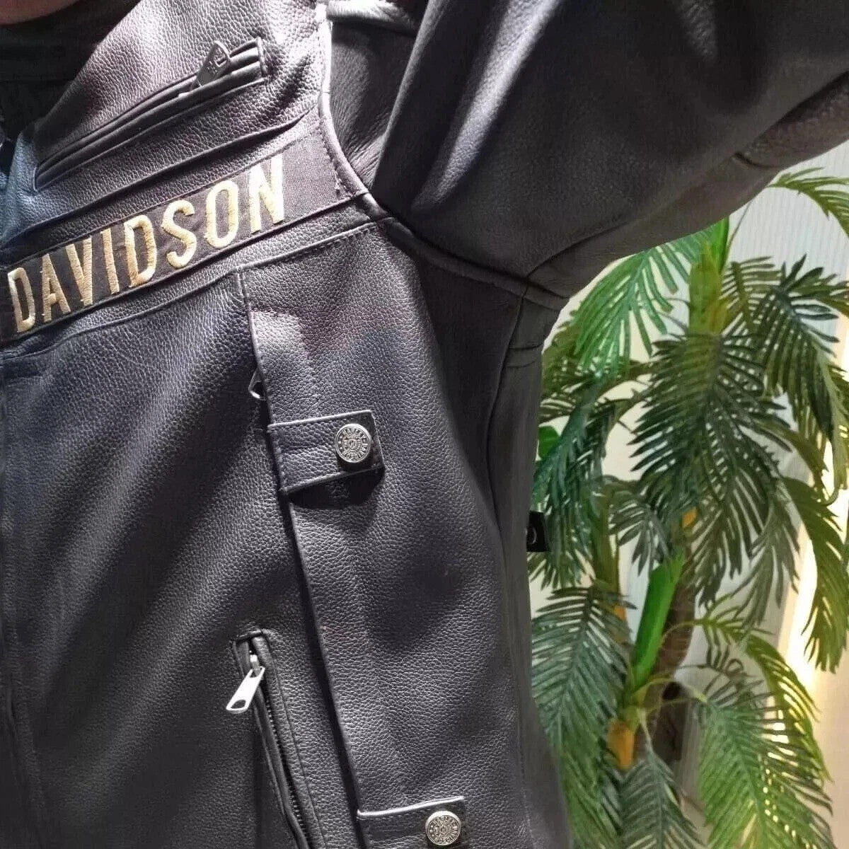 Harley Davidson Leather Motor Cylce Jacket, High Quality Cowhide leather jacket