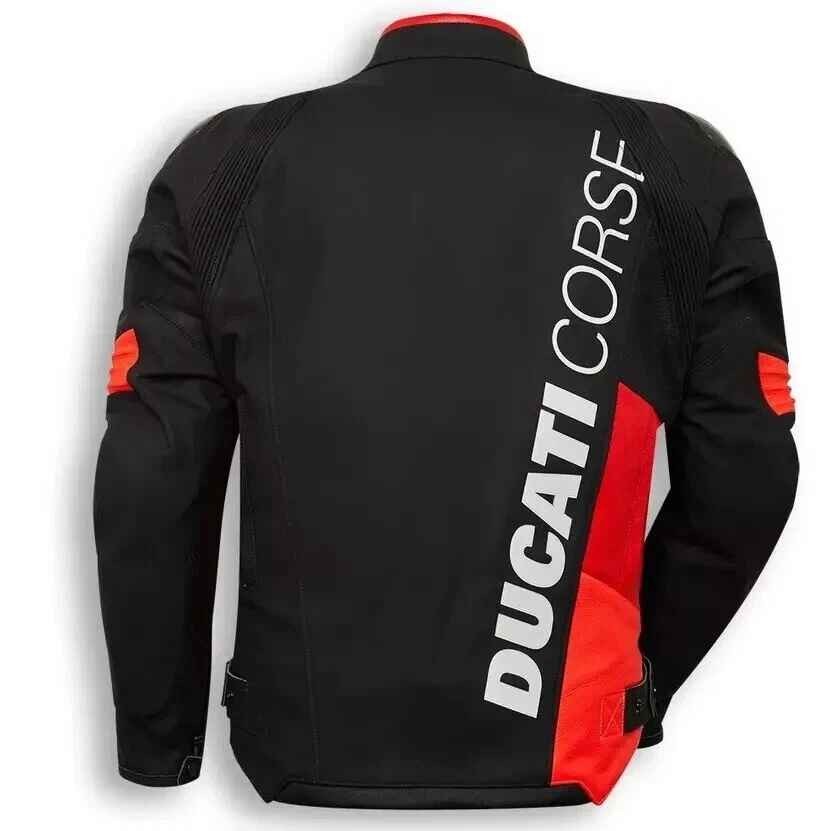 Ducati Racing Motorcycle Biker Leather Jacket Motorbike Men Leather Jacket