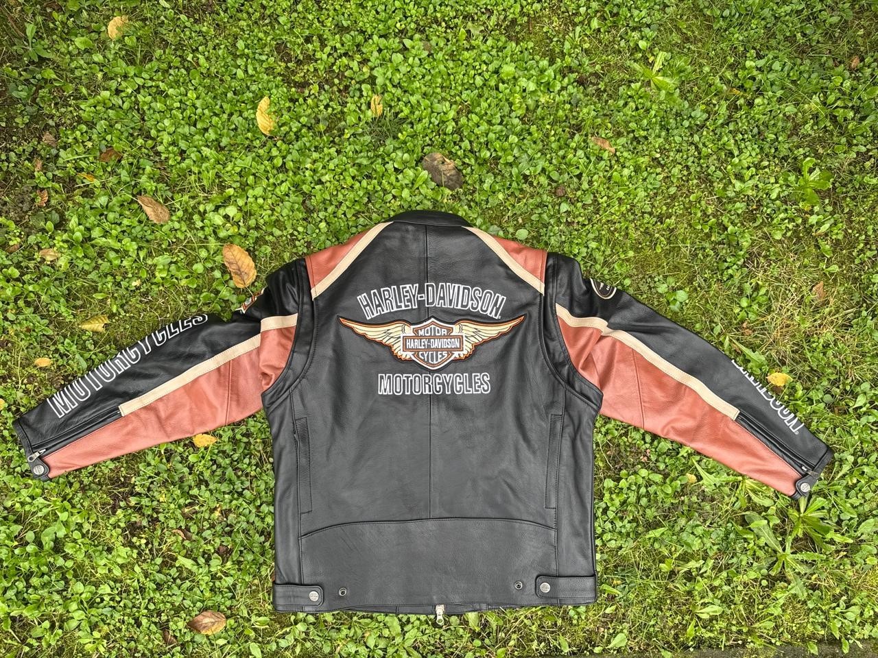 Harley Davidson Leather Motor Cylce Jacket, High Quality Cowhide leather jacket