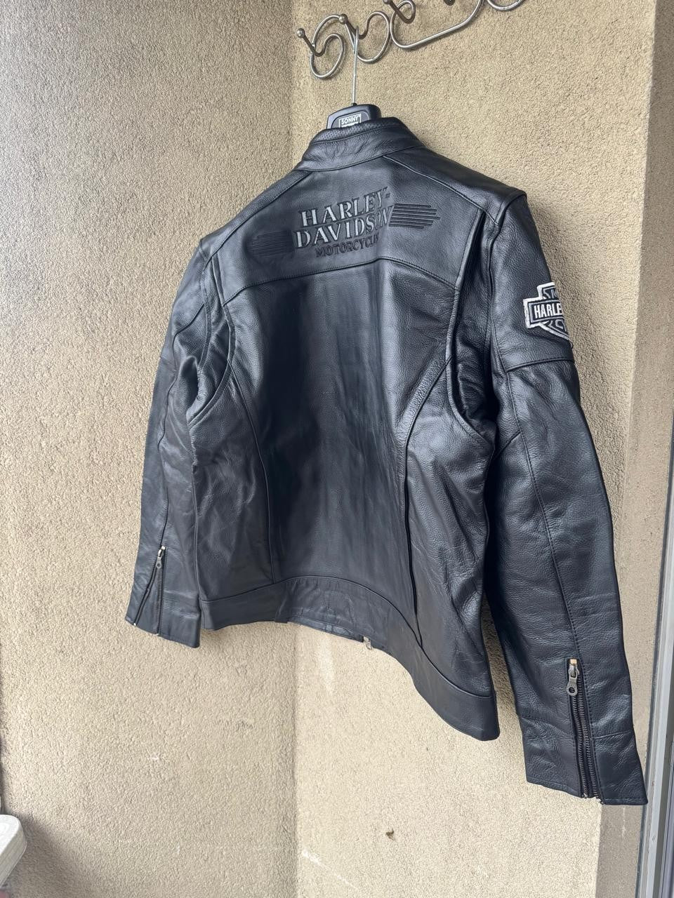 Harley Davidson Leather Motor Cylce Jacket, High Quality Cowhide leather jacket