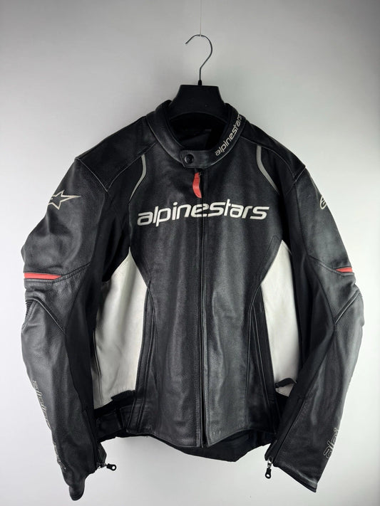 Alpinestars Devon - Motorcycle/Motorbike Sports Leather Jacket Black