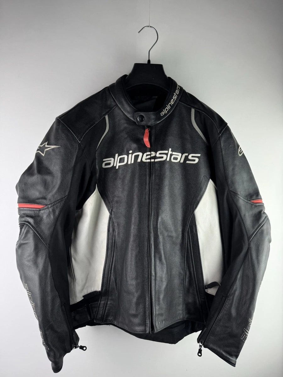 Alpinestars Devon - Motorcycle/Motorbike Sports Leather Jacket Black