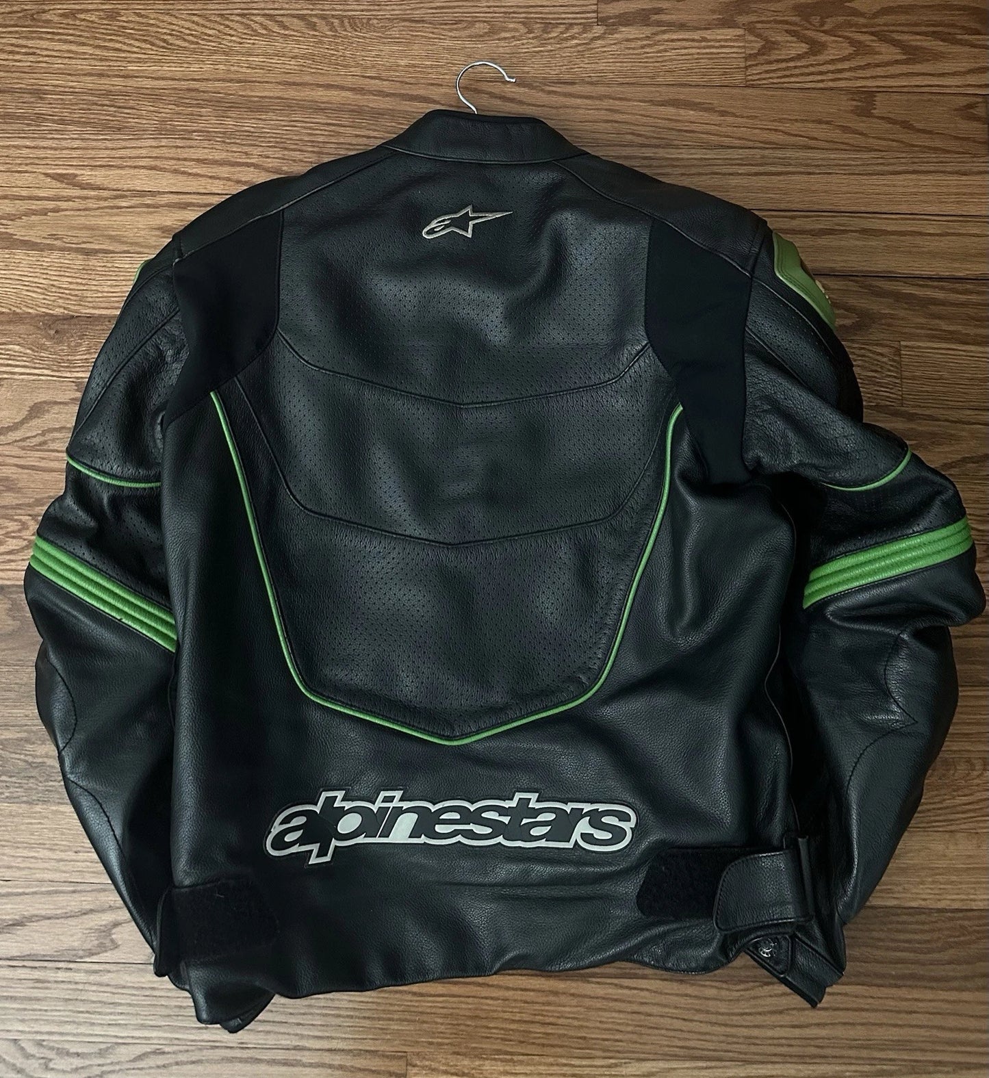 Alpinestars GP-R Leather Jacket Black/Green