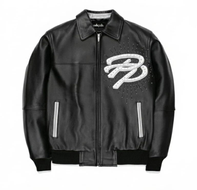 Pelle Pelle Men’s Black Leather Jacket – GOAT Edition | Premium Biker Style