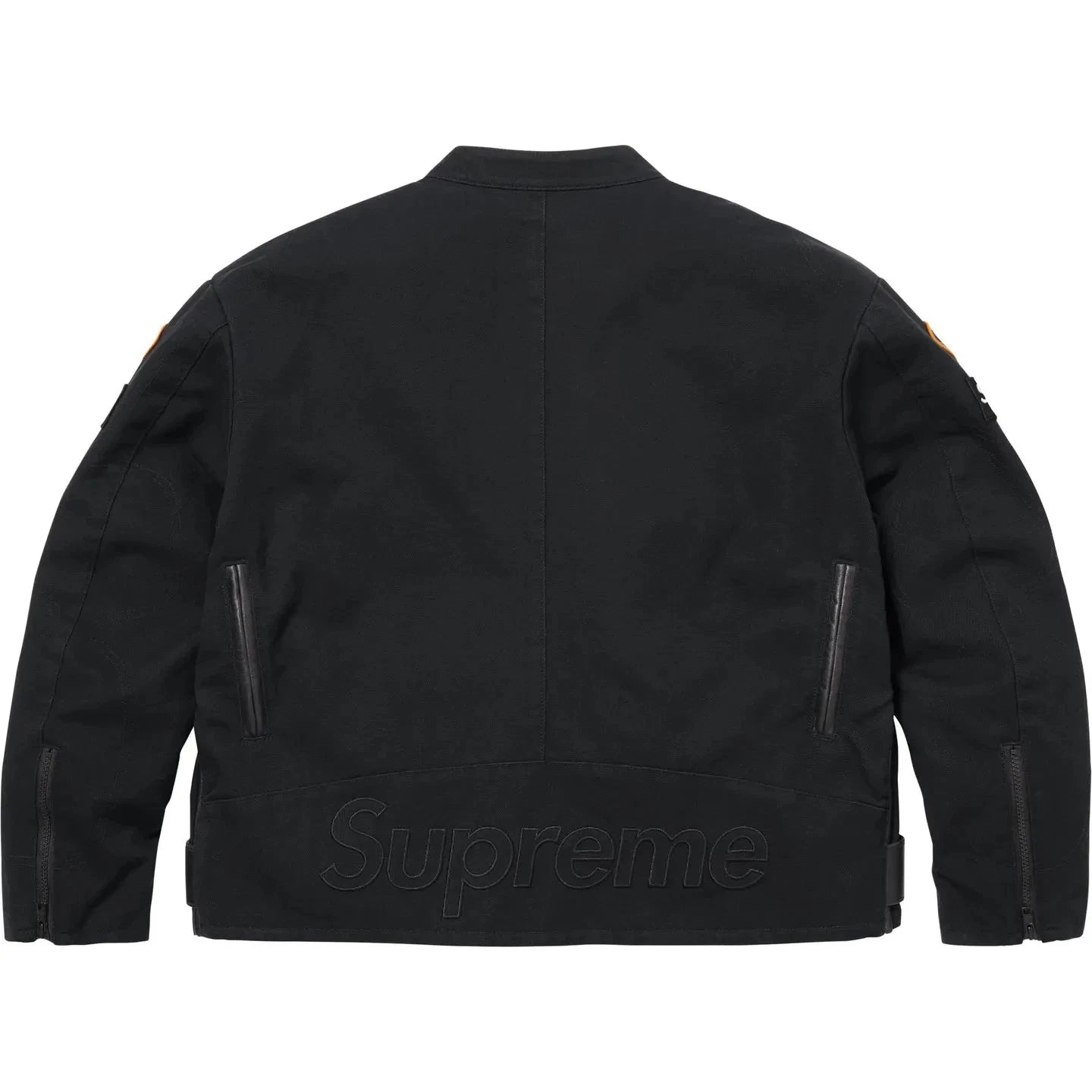 777160 Supreme x Vanson Leathers Cordura Jacket Black