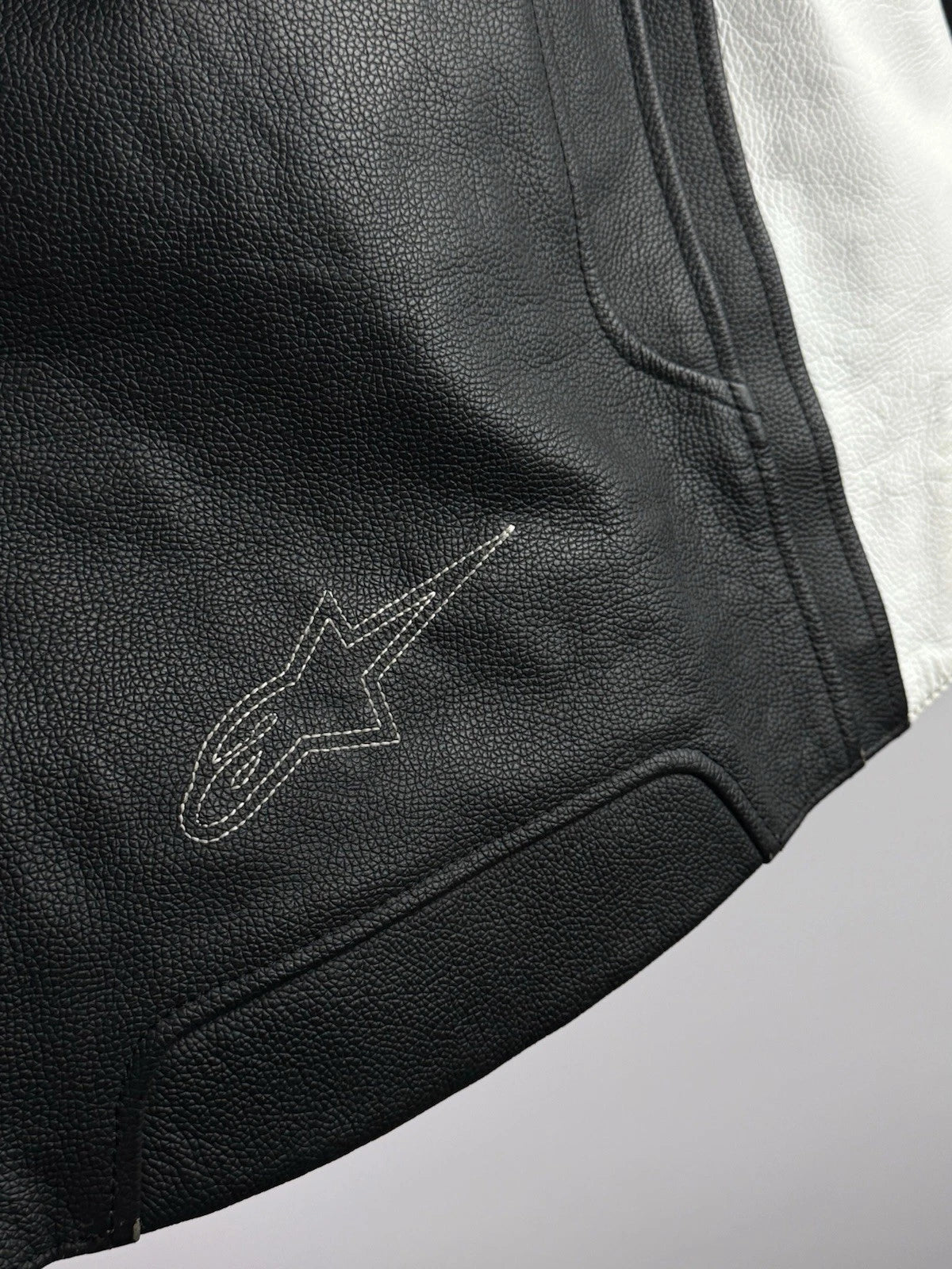 Alpinestars Devon - Motorcycle/Motorbike Sports Leather Jacket Black