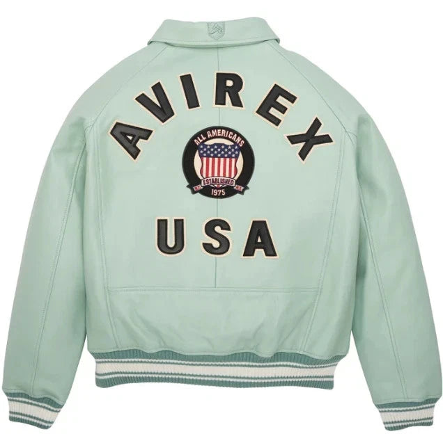 Men's Style Real Leather Bomber Jacket American Flight Leather Jacket