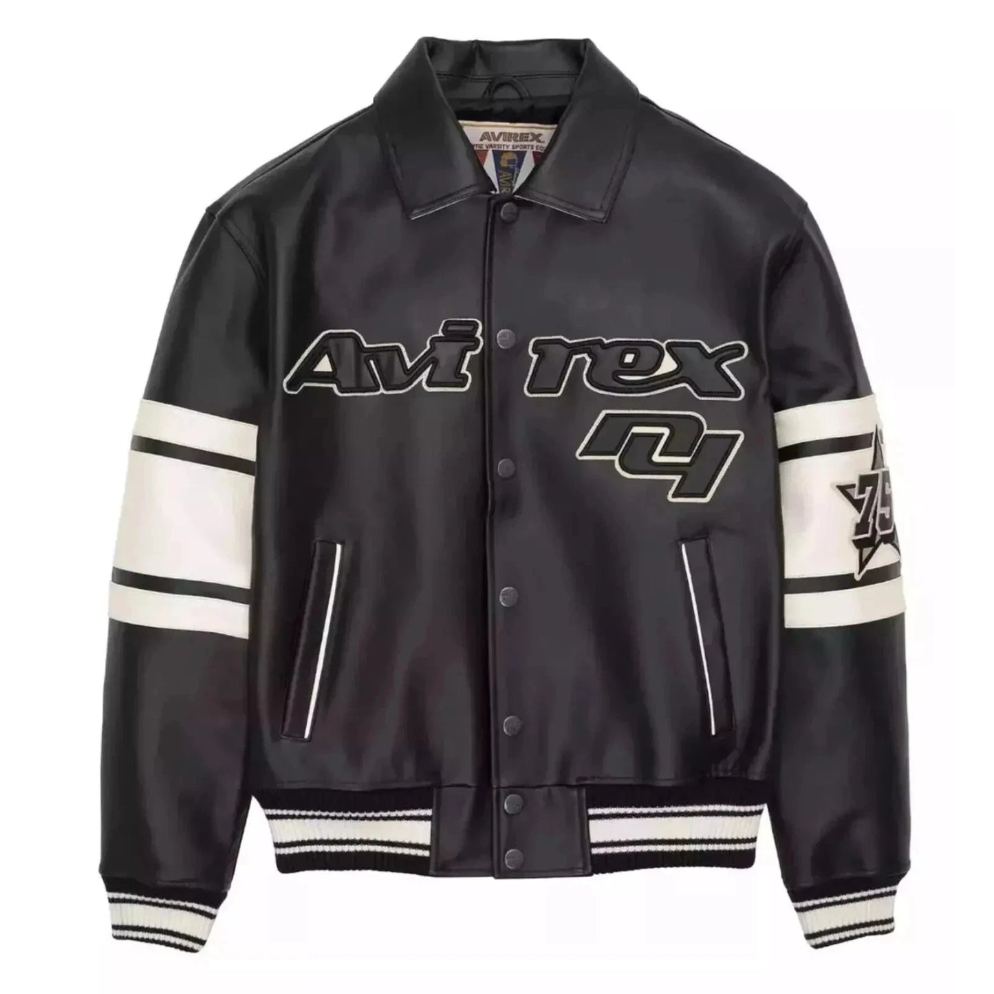 Mens Cowhide Leather Bomber Jacket American Flight Genuine Leather Jacket