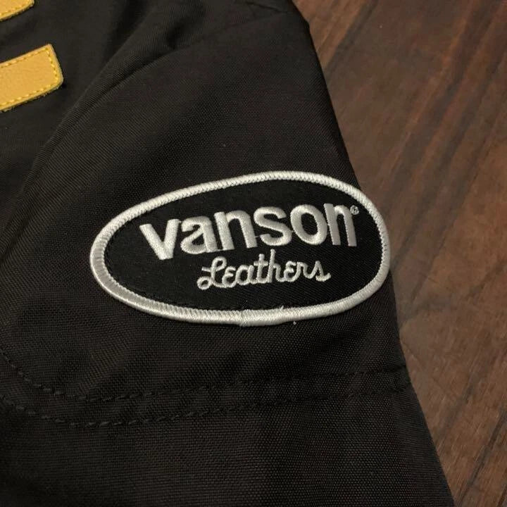 Supreme × VANSON 20ss single rider's jacket  black Leather Logo NEW
