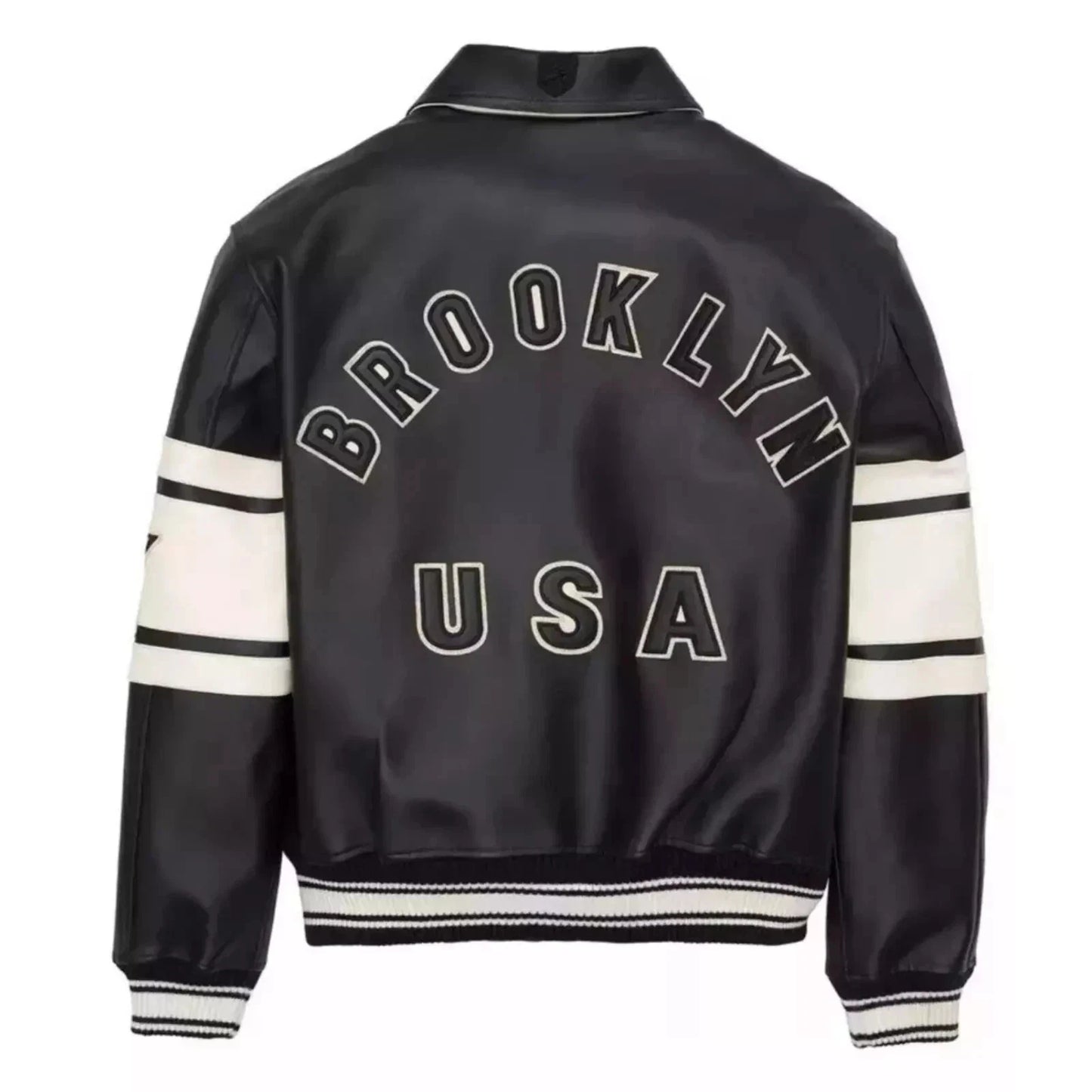 Mens Cowhide Leather Bomber Jacket American Flight Genuine Leather Jacket