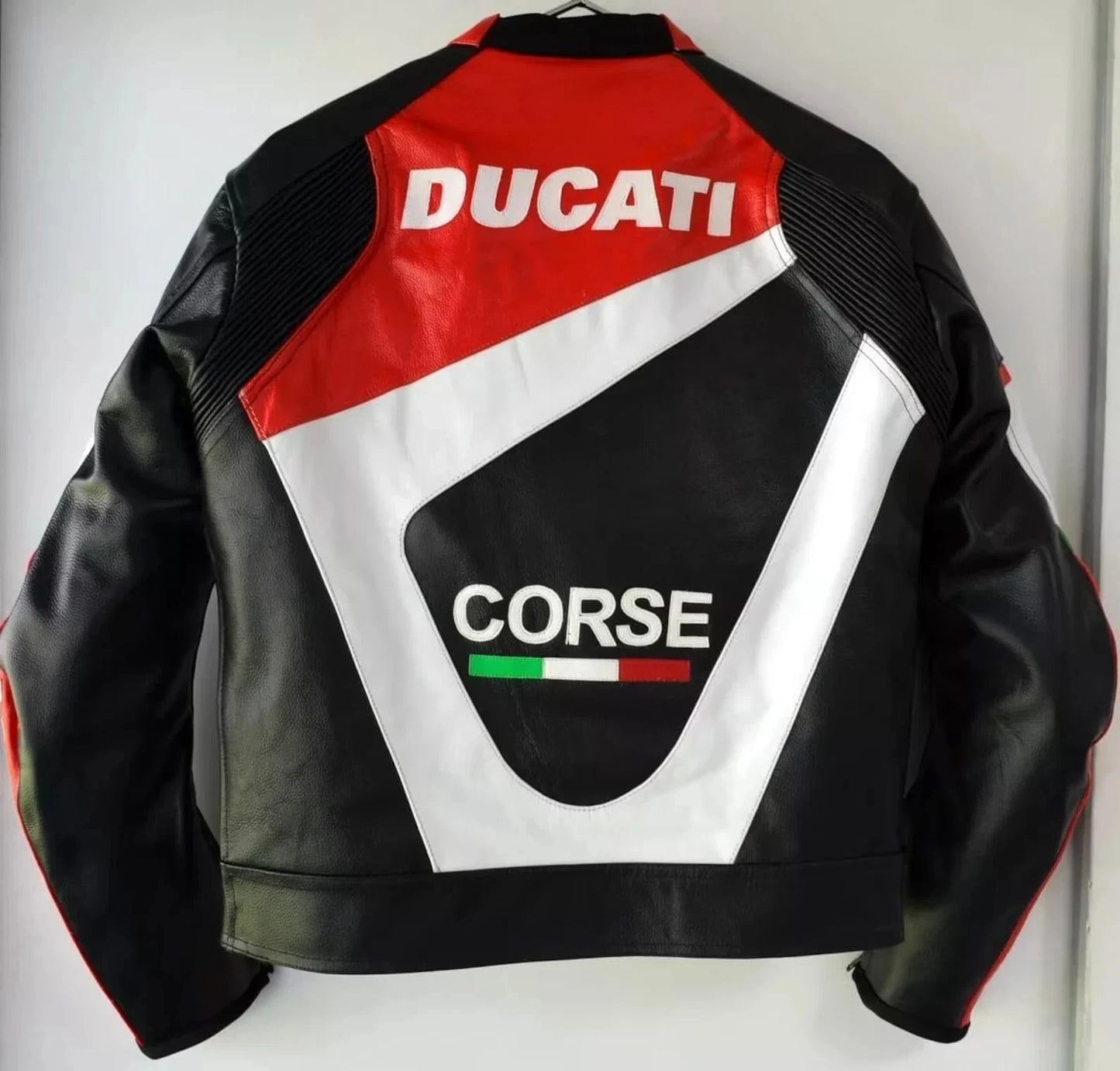 New ducati racing motorbike leather jacket ducati corse motorcycle biker jacket