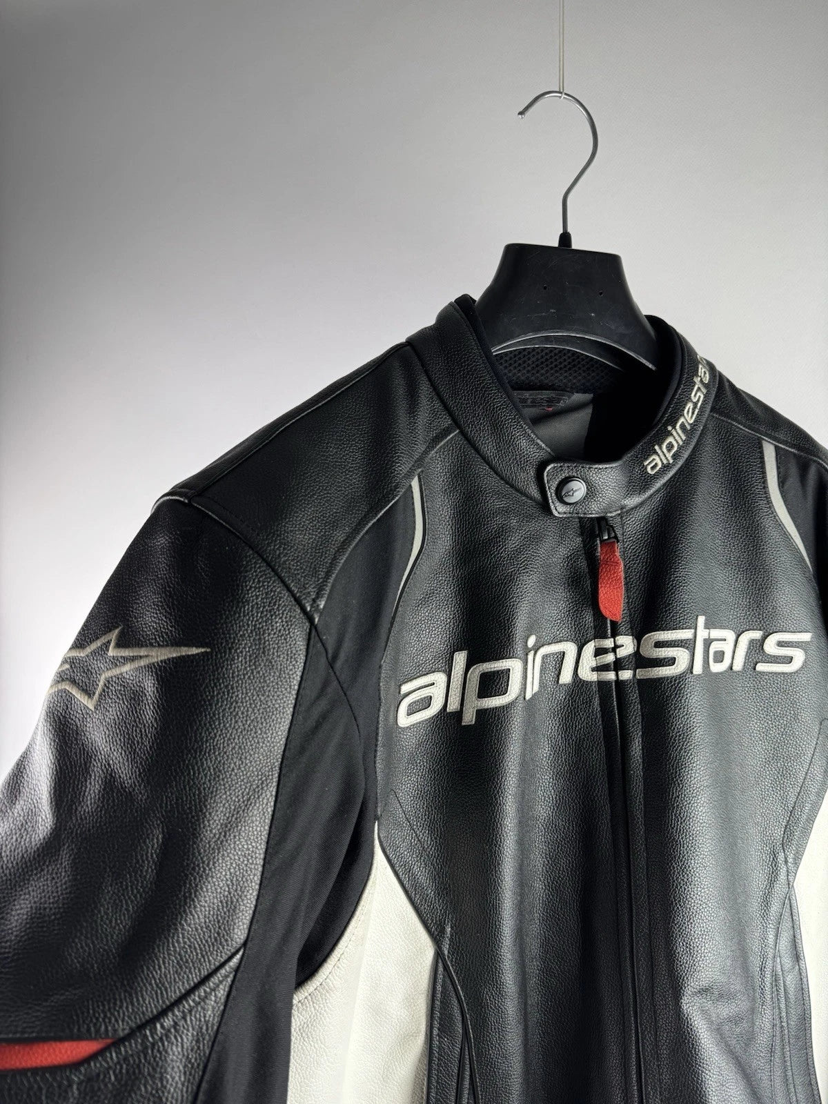 Alpinestars Devon - Motorcycle/Motorbike Sports Leather Jacket Black