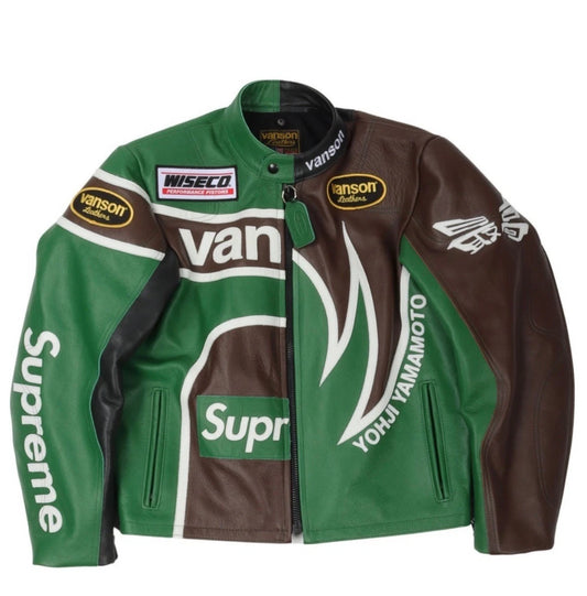 Vanson x Supreme Leather Moto Jacket