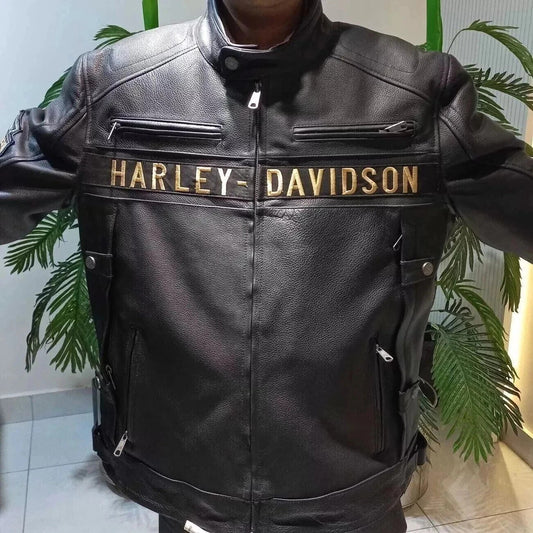 Harley-Davidson Cowhide Leather Motorcycle Jacket