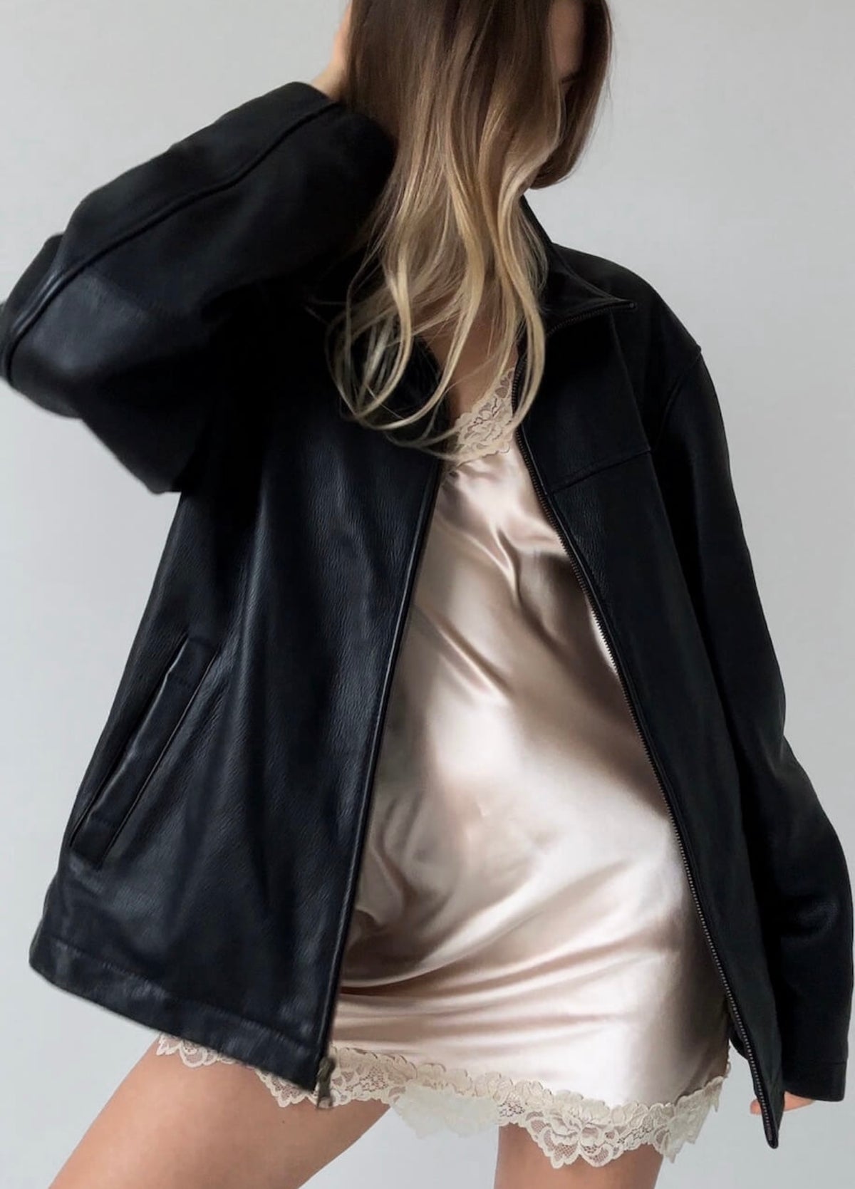 Women Black Leather Bomber jacket, ladies sheepskin retro jacket